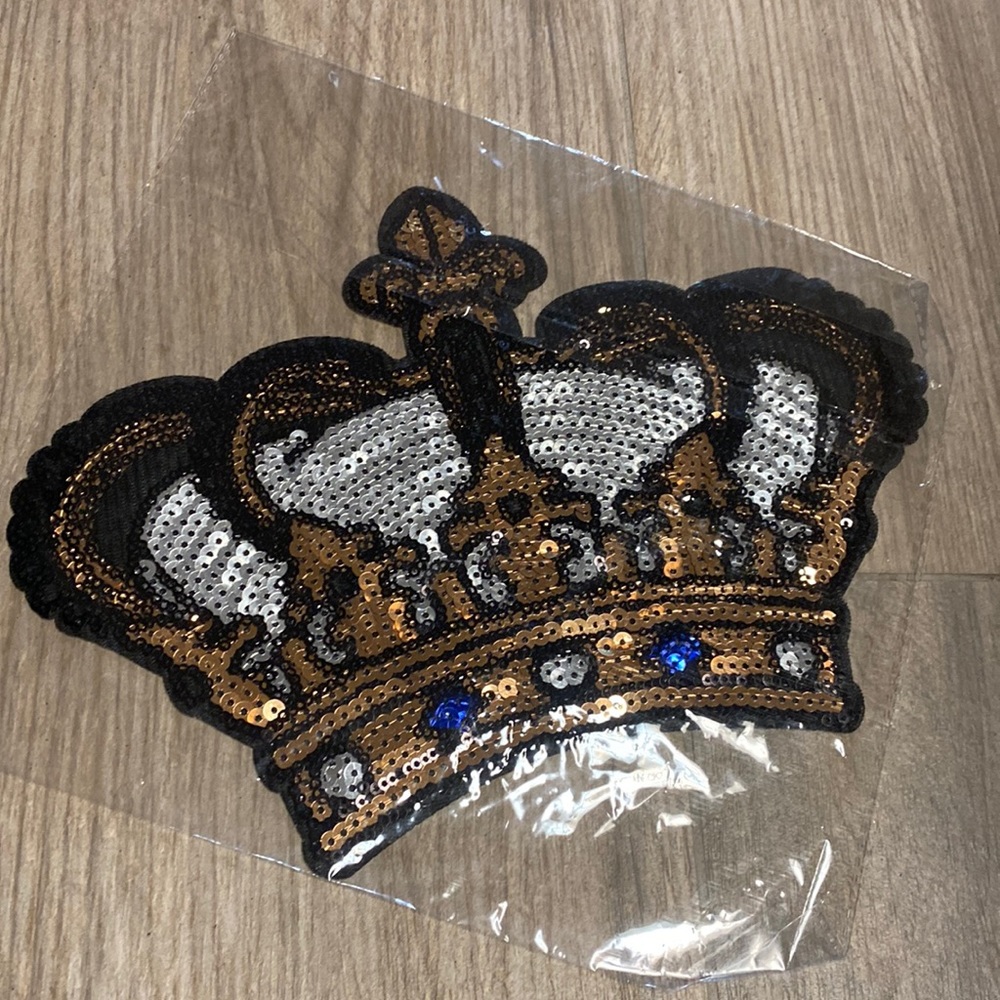 New Sequins patch The Crown